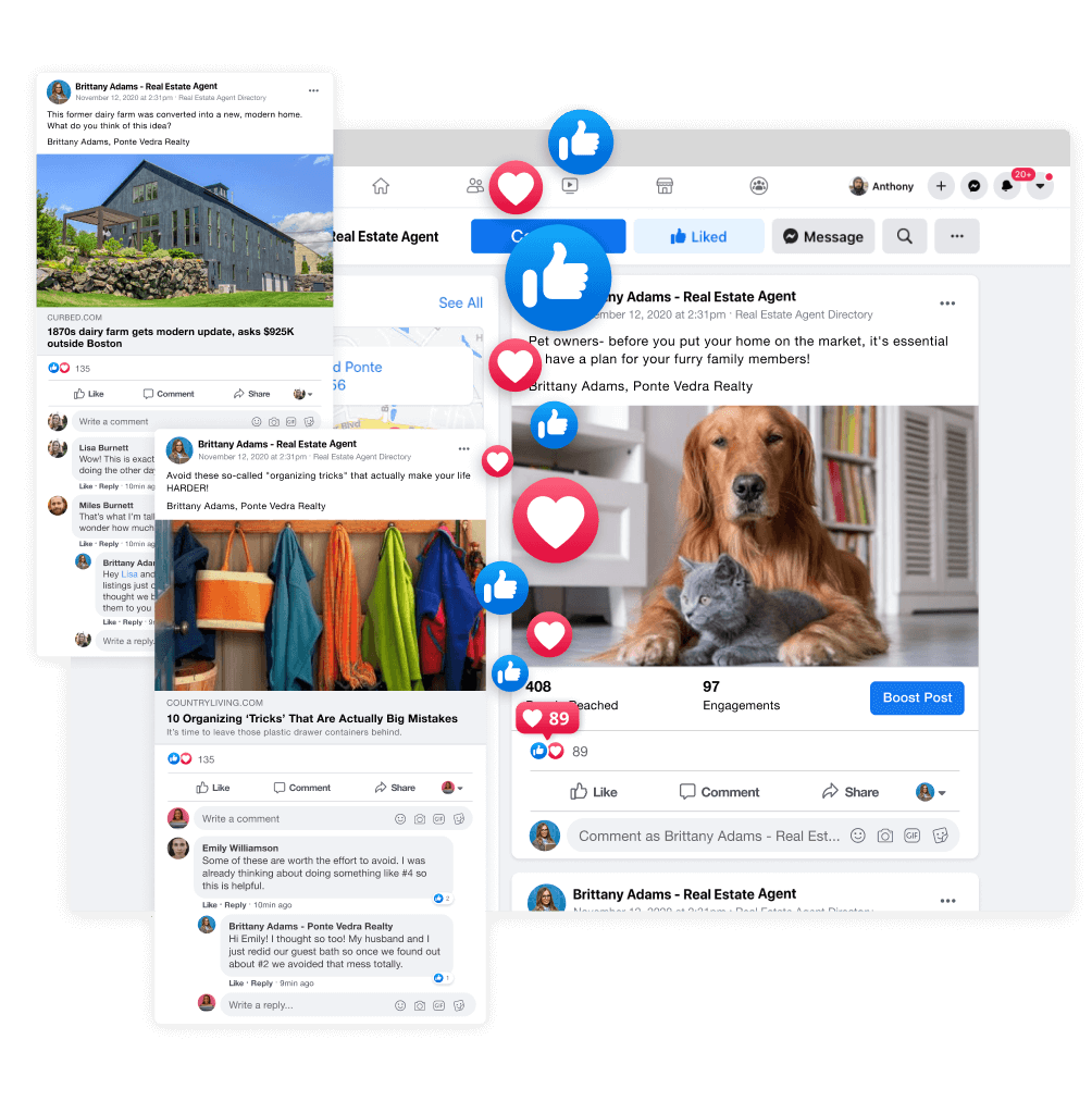 Page Engage browser mockup